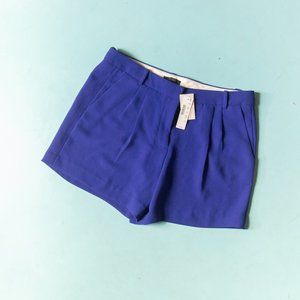 J. Crew Royal Blue High-Waist Tailored Shorts
